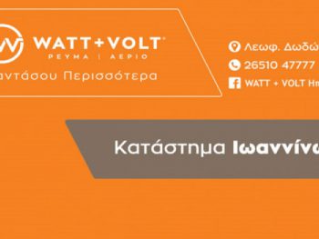 Η Watt+Volt στηρίζει τον γυναικείο ΠΑΣ Γιάννινα