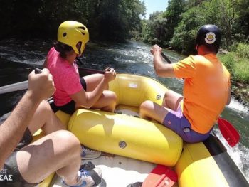 Rafting και kayak στον ποταμό Καλαμά (video)