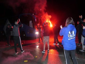 Υποδοχή νικητών παρά την ήττα (video+photos)