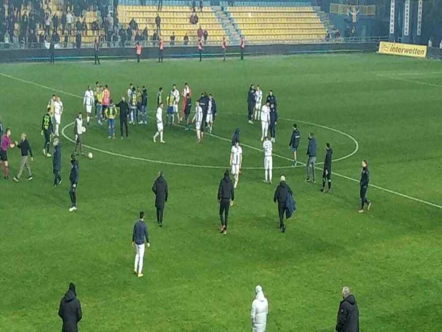 Οι πανηγυρισμοί των παικτών του ΠΑΣ(video)