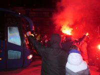 Μαζί στο γήπεδο οπαδοί και αποστολή (video+photos)